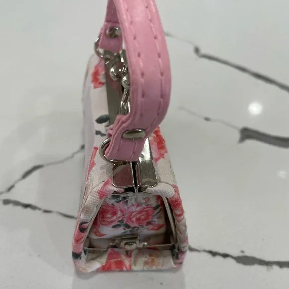 Tic Toc Pink Puppy Print Kiss Lock Lipstick/Change Purse/Bag Charm No Callouts - Picture 3 of 13